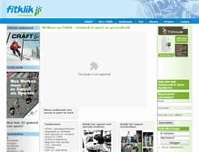 Tablet Screenshot of fitklik.nl
